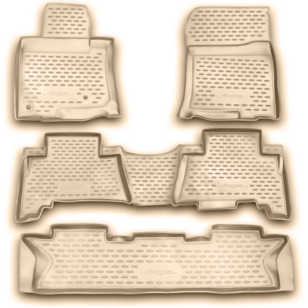 Εικόνα 1 από 1 — ΠΑΤΑΚΙΑ ΣΕ ΣΚΑΦΗ TPE ΛΑΣΤΙΧΟ ΓΙΑ TOYOTA LAND CRUISER PRADO 7ΘΕΣΙΟ 12/2009-2013  ΣΕ ΜΠΕΖ ΧΡΩΜΑ NOVLINE – 5 ΤΕΜ.