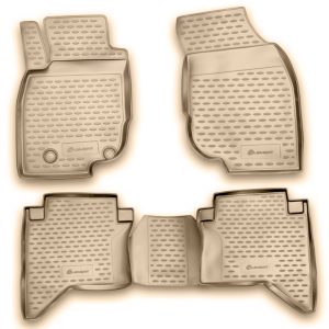 ΠΑΤΑΚΙΑ ΣΕ ΣΚΑΦΗ TPE ΛΑΣΤΙΧΟ ΓΙΑ TOYOTA HILUX 2011-2015 ΣΕ ΜΠΕΖ ΧΡΩΜΑ NOVLINE - 4 ΤΕΜ.