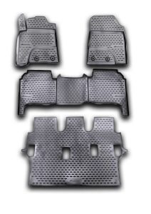 ΠΑΤΑΚΙΑ ΣΕ ΣΚΑΦΗ TPE ΛΑΣΤΙΧΟ ΓΙΑ TOYOTA LANDCRUISER 200 2012-2015 ΣΕ ΜΑΥΡΟ ΧΡΩΜΑ NOVLINE - 4 ΤΕΜ.