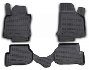 ΠΑΤΑΚΙΑ ΣΕ ΣΚΑΦΗ TPE ΛΑΣΤΙΧΟ ΓΙΑ VW GOLF 5 11/2003-10/2008 ΣΕ ΜΑΥΡΟ ΧΡΩΜΑ NOVLINE - 4 ΤΕΜ.