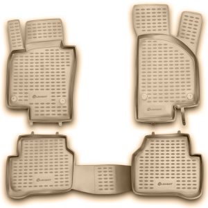 ΠΑΤΑΚΙΑ ΣΕ ΣΚΑΦΗ TPE ΛΑΣΤΙΧΟ ΓΙΑ VW PASSAT B6 09/2005-2010 ΣΕ ΜΠΕΖ ΧΡΩΜΑ NOVLINE - 4 ΤΕΜ.