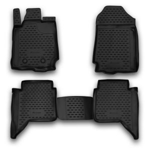 ΠΑΤΑΚΙΑ ΣΕ ΣΚΑΦΗ TPE ΛΑΣΤΙΧΟ ΓΙΑ FORD RANGER 4D 2011+ ΣΕ ΜΑΥΡΟ ΧΡΩΜΑ NOVLINE - 4 ΤΕΜ.