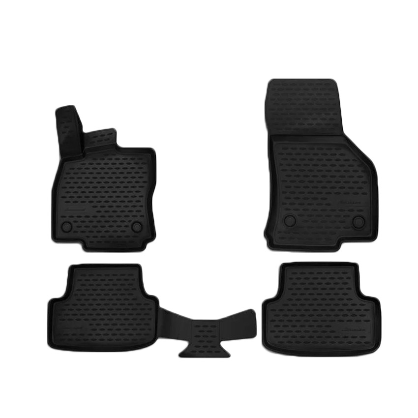 Εικόνα 1 από 3 — ΠΑΤΑΚΙΑ ΣΕ ΣΚΑΦΗ TPE ΛΑΣΤΙΧΟ ΓΙΑ SEAT LEON 5D 2012-2019   ΣΕ ΜΑΥΡΟ ΧΡΩΜΑ NOVLINE – 4 ΤΕΜ.