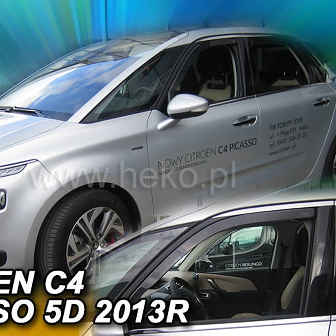 Εικόνα 1 από 5 — ΑΝΕΜΟΘΡΑΥΣΤΕΣ ΓΙΑ CITROEN C4 PICASSO / GRAND MK2 5D 2013-2020 ΖΕΥΓΑΡΙ ΑΠΟ ΕΥΚΑΜΠΤΟ ΦΙΜΕ ΠΛΑΣΤΙΚΟ HEKO – 2 ΤΕΜ.