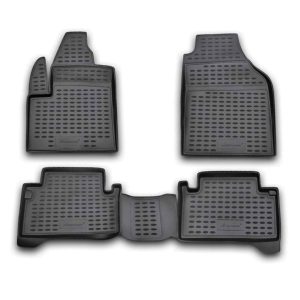 Novline – Πατάκια Σκαφάκια για Ford Transit Tourneo Connect 06/2002 > 10/2013 5πορτο / MiniVan / Επαγγελματικό για αντοχή καθημερινής χρήσης από TPE λάστιχο – 1 Σετ (1571892G/NV)