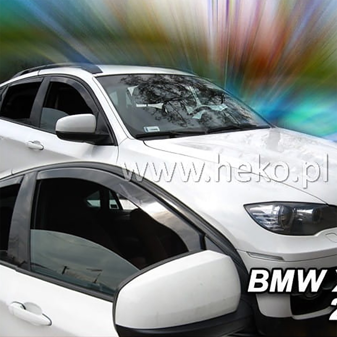 Εικόνα 1 από 5 — ΑΝΕΜΟΘΡΑΥΣΤΕΣ ΓΙΑ BMW X6 E71 5D 2008-2014 ΖΕΥΓΑΡΙ ΑΠΟ ΕΥΚΑΜΠΤΟ ΦΙΜΕ ΠΛΑΣΤΙΚΟ HEKO – 2 ΤΕΜ.