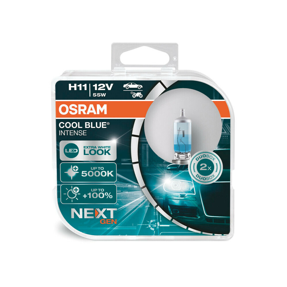 Εικόνα 2 από 2 — H11 12V 55W 5.000K 1350lm COOL BLUE INTENSE (NEXT GEN) 2ΤΕΜ.