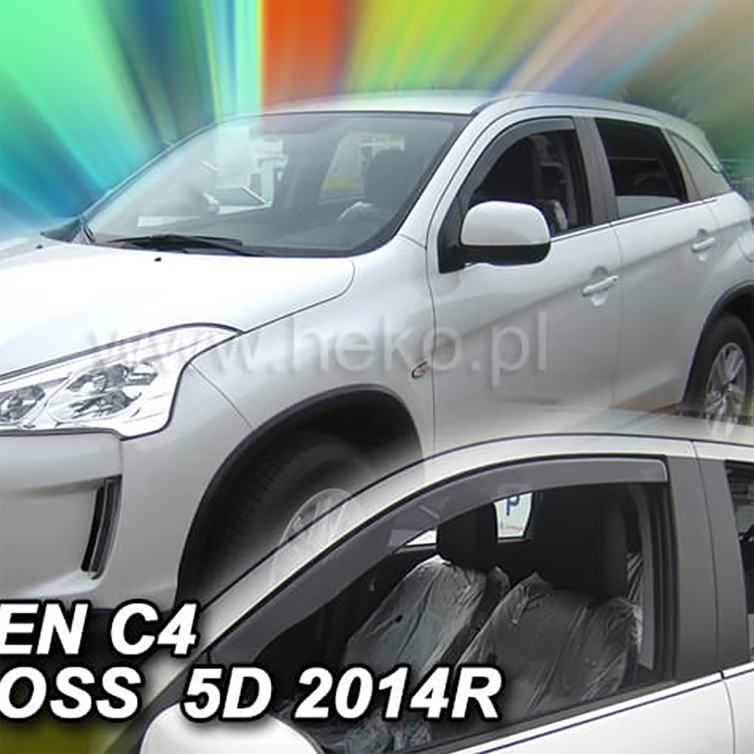Εικόνα 1 από 5 — ΑΝΕΜΟΘΡΑΥΣΤΕΣ ΓΙΑ CITROEN C4 AIRCROSS 5D 2012 ΖΕΥΓΑΡΙ ΑΠΟ ΕΥΚΑΜΠΤΟ ΦΙΜΕ ΠΛΑΣΤΙΚΟ HEKO – 2 ΤΕΜ.
