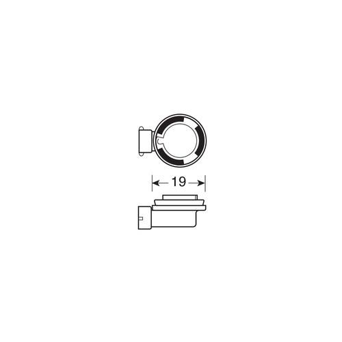 Εικόνα 2 από 4 — H11 12V 55W PGJ19-2 5.000K 1200LM XENIUM-RACE+50% 2ΤΕΜ. BLISTER