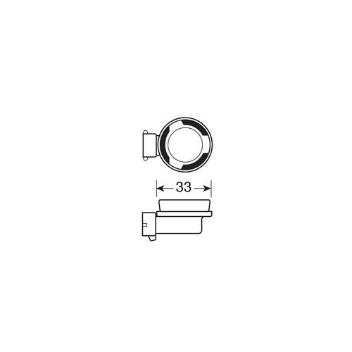 Εικόνα 3 από 4 — H16 12V 19W PGJ19-3 XENON ICE 5.000K 2ΤΕΜ.