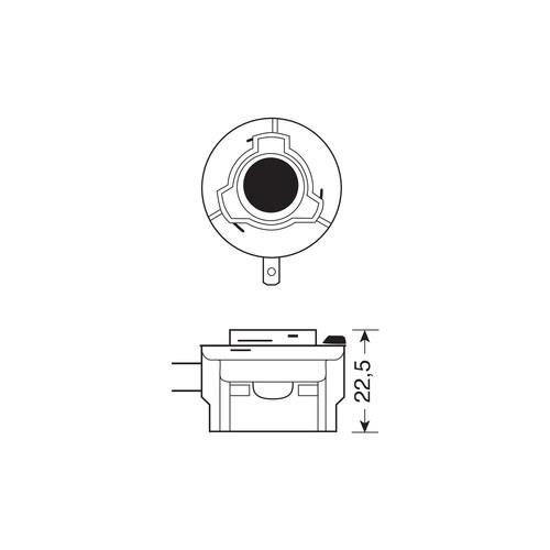 Εικόνα 3 από 4 — H11B  Blu-Xe Λάμπα Αλογόνου 12V – 55W – PGJY19-2 – 2 τεμ. – κουτί