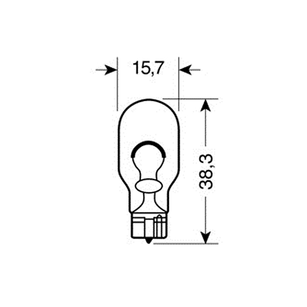 Εικόνα 2 από 4 — ΛΑΜΠΑΚΙΑ W16W 12V W2.1×9.5d