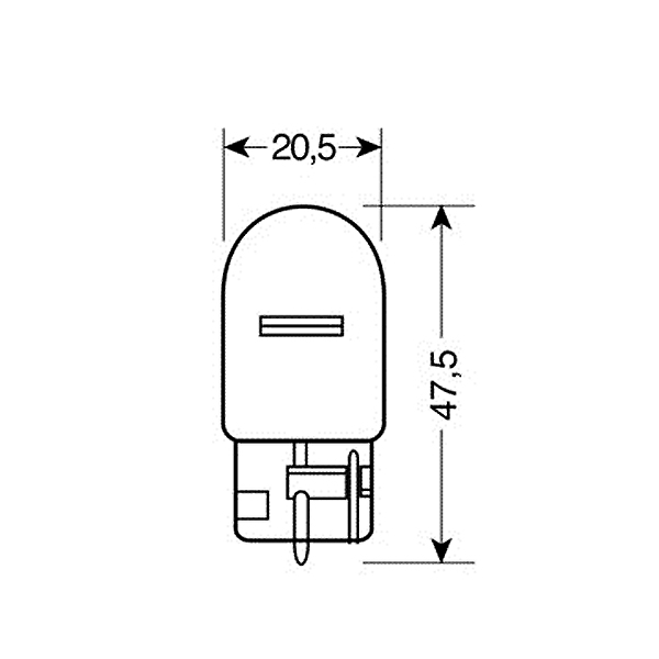 Εικόνα 4 από 4 — ΛΑΜΠΑΚΙΑ 12V/21W WY21W W3X16d