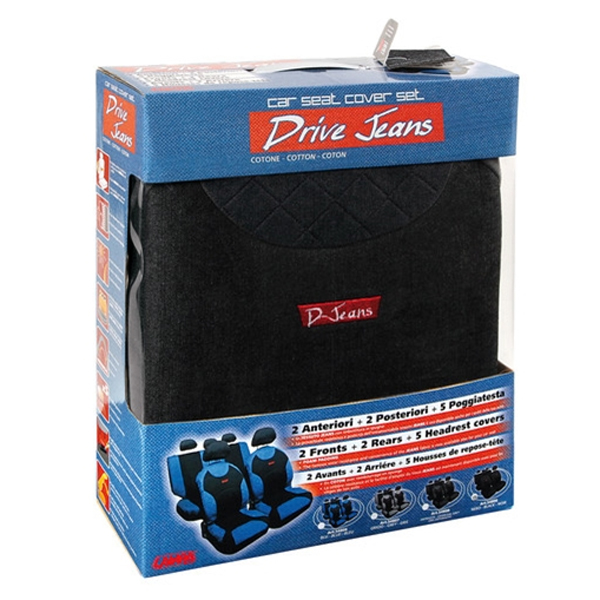 Εικόνα 2 από 3 — ΚΑΛΥΜΜΑΤΑ ΚΑΘΙΣΜΑΤΩΝ”DRIVE-JEANS” ΣΕΤ – ΜΑΥΡ