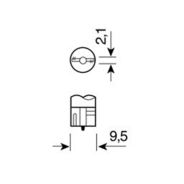 Εικόνα 3 από 4 — T10 W5W 12V W2,1×9,5d 25lm MEGA-LED2 ΔΙΑΘΛΑΣΗΣ (ΚΑΡΦΩΤΟ-ΑΚΑΛΥΚΟ-ΔΙΠΛΗΣ ΠΟΛΙΚΟΤΗΤΑΣ) BLISTER 2ΤΕΜ.