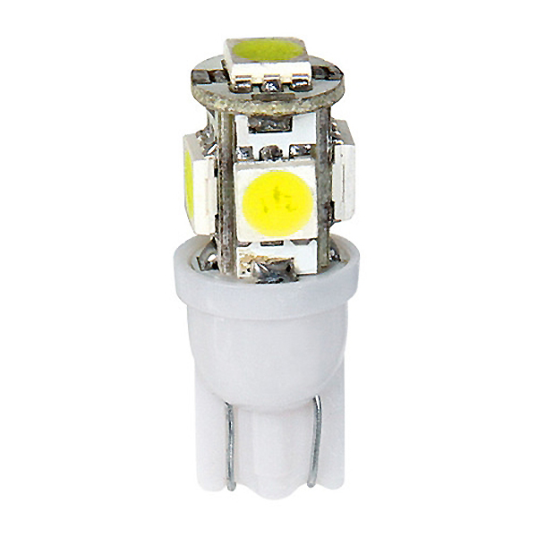 Εικόνα 1 από 2 — T10 W5W 12V W2,1×9,5d 28lm HYPER-LED15 ΛΕΥΚΟ ΔΙΑΘΛΑΣΗΣ 5SMDx3chips ΔΙΠΛΗΣ ΠΟΛΙΚΟΤΗΤΑΣ BLISTER 2ΤΕΜ.