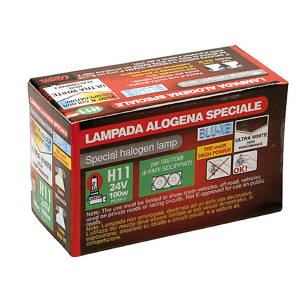 Εικόνα 2 από 2 — ΛΑΜΠΑ H11 24V/100W Blue-Xenon (Pgj19-2) 4500K
