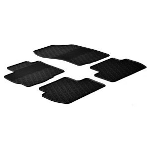 LAMPA - ΠΑΤΑΚΙΑ ΑΥΤΟΚΙΝΗΤΟΥ ΑΠΟ ΛΑΣΤΙΧΟ ΓΙΑ CITROEN C-CROSSER 06/2007-01/2013 / MITSUBISHI OUTLANDER 02/2007-02/2010 / PEUGEOT 4007 07/2008-12/2012 ΣΕ ΜΑΥΡΟ ΧΡΩΜΑ ME ΚΟΥΜΠΩΜΑΤΑ - 4 ΤΕΜ.