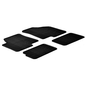 LAMPA - ΠΑΤΑΚΙΑ ΑΥΤΟΚΙΝΗΤΟΥ ΑΠΟ ΛΑΣΤΙΧΟ ΓΙΑ KIA SOUL 03/2009-11/2012 ΣΕ ΜΑΥΡΟ ΧΡΩΜΑ ΧΩΡΙΣ ΚΟΥΜΠΩΜΑΤΑ - 4 ΤΕΜ.