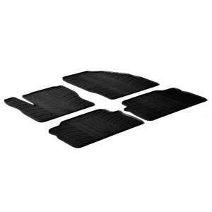 LAMPA - ΠΑΤΑΚΙΑ ΑΥΤΟΚΙΝΗΤΟΥ ΑΠΟ ΛΑΣΤΙΧΟ ΓΙΑ FORD C-MAX 10/2003-10/2010 / FORD KUGA 06/2008-02/2013 ΣΕ ΜΑΥΡΟ ΧΡΩΜΑ ME ΚΟΥΜΠΩΜΑΤΑ - 4 ΤΕΜ.