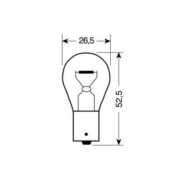 Εικόνα 2 από 4 — P21W 12V 21W BA15s ΜΟΝΟΠΟΛΙΚΟ CHROME SERIES ΚΑΘΡΕΠΤΗΣ ΚΟΚΚΙΝΟ ΦΩΣ BLISTER 2ΤΕΜ.