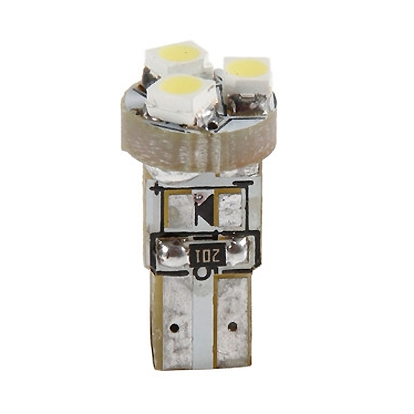 Εικόνα 1 από 4 — T5 12V ΛΕΥΚΟ 3SMDx1CHIPS HYPER-LED2