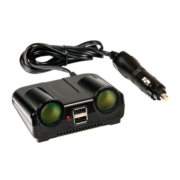 Εικόνα 6 από 6 — ΑΝΤΑΠΤΟΡΑΣ 2ΠΛΟΣ ΑΝΑΠΤΗΡΑ + 2USB 12/24V