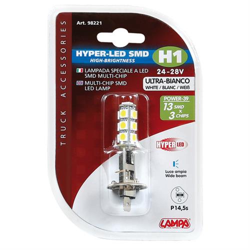 Εικόνα 4 από 4 — H1 24/28V P14,5s HYPER-LED39 ΛΕΥΚΟ 1ΤΕΜ.