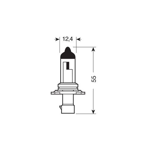 Εικόνα 2 από 4 — HB4A 12V 51W P22d