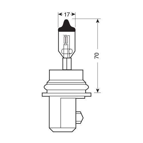 Εικόνα 2 από 4 — HB5 12V 60/55W PX29t