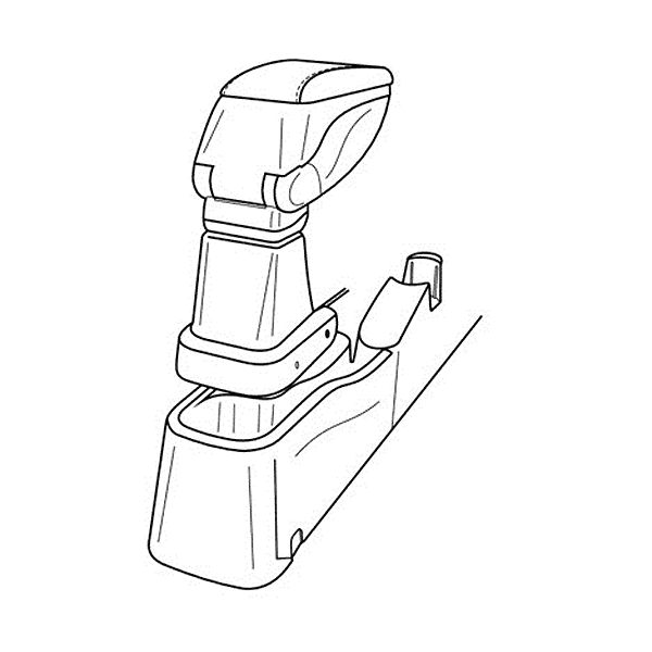 Εικόνα 1 από 1 — Βάση αντάπτορας τεμπέλη για CITROEN NEMO / FIAT FIORINO / PEUGEOT BIPPER 02/08> –  Lampa – 1 τεμ.