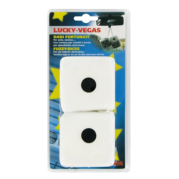 Εικόνα 3 από 3 — ΔΙΑΚΟΣΜΗΤΙΚΑ ΖΑΡΙΑ ΑΣΠΡΑ LUCKY VEGAS 7x7cm