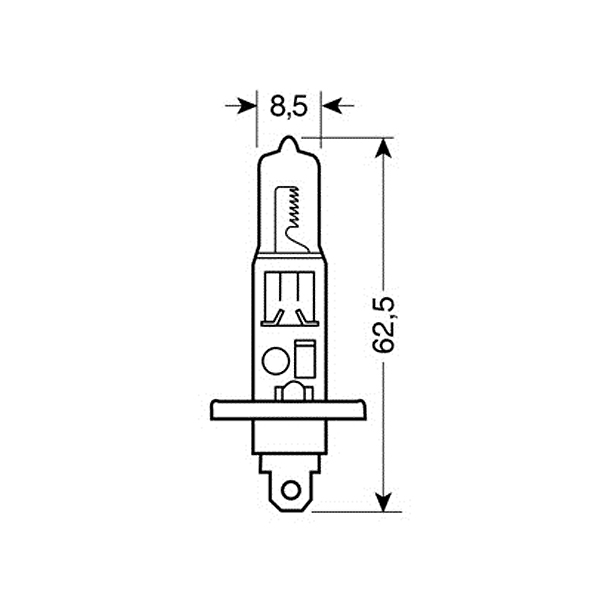 Εικόνα 2 από 4 — H1 ΑΛΟΓΟΝΟΥ 12V/55W ΛΑΜΠΑ