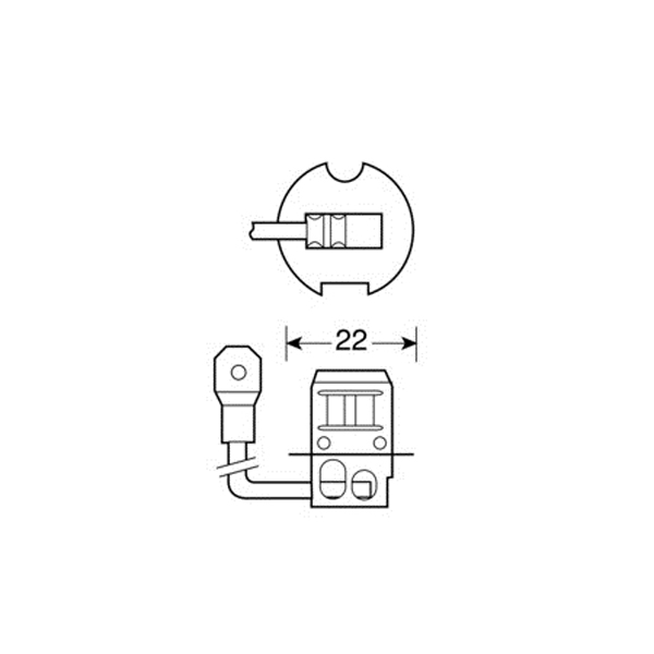 Εικόνα 3 από 4 — H3 ΑΛΟΓΟΝΟΥ 12V/55W 42mm PK22s