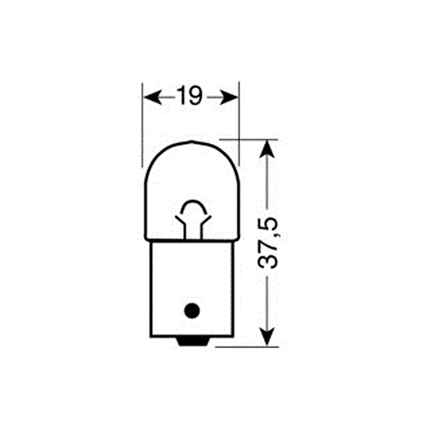 Εικόνα 2 από 4 — ΛΑΜΠΑ 12V/R5W ΦΟΥΝΤΟΥΚΑΚΙ