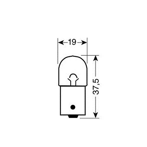 Εικόνα 2 από 4 — ΛΑΜΠΑ 12V/R10W ΦΟΥΝΤΟΥΚΑΚΙ