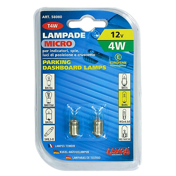 Εικόνα 4 από 4 — ΛΑΜΠΑ ΜΙΝΙΟΝ 12V/4W (T4W)