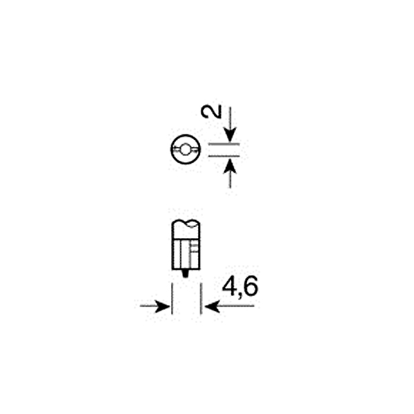 Εικόνα 3 από 4 — ΛΑΜΠΕΣ Τ5 2W 12V 10 ΤΕΜ.