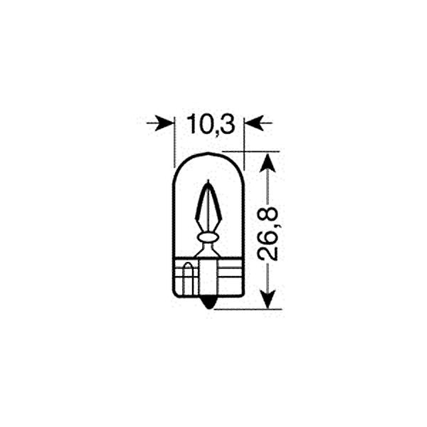 Εικόνα 4 από 4 — ΛΑΜΠΕΣ ΑΚΑΛΥΚΕΣ 12V WY5W 5W