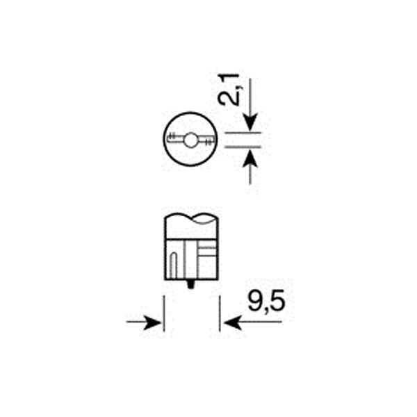 Εικόνα 3 από 4 — ΛΑΜΠΕΣ ΑΚΑΛΥΚΕΣ 12V WY5W 5W