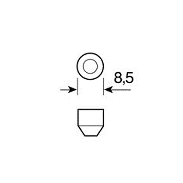 Εικόνα 3 από 4 — ΛΑΜΠΑ ΣΩΛΗΝΩΤΗ 10W/12V SV8,5×8 11X31mm