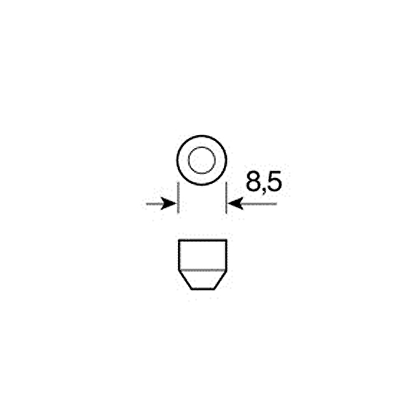 Εικόνα 3 από 4 — ΛΑΜΠΑ ΣΩΛΗΝΩΤΗ C5W/12V SV8,5×8