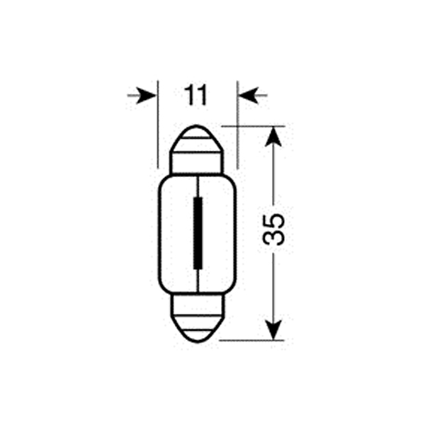 Εικόνα 2 από 4 — ΣΕΤ ΛΑΜΠΑΚΙΑ ΛΑΜΠΕΣ ΣΕΤ 10ΤΕΜ C10W SV8,5