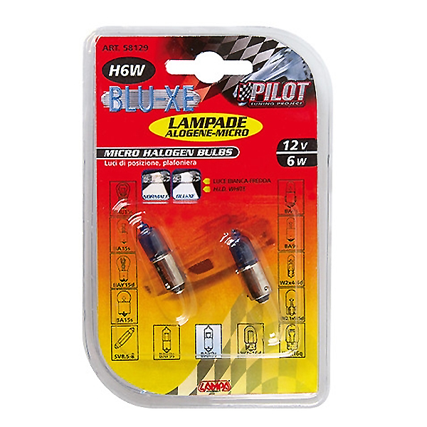 Εικόνα 2 από 4 — ΛΑΜΠΑ ΤΥΠΟΥ ΜΙΝΙΟΝ BAX9s 12V/6W 9x30mm Η6W
