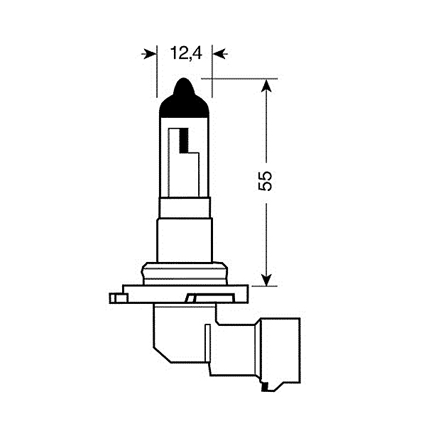 Εικόνα 2 από 3 — HB4 9006 BLUE ΧΕΝΟΝ 12V/55W 4.500Κ