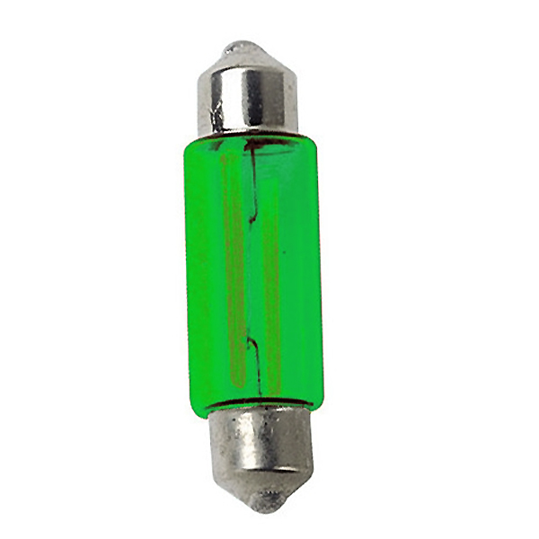 Εικόνα 1 από 3 — ΛΑΜΠΑΚΙΑ ΠΡΑΣΙΝΑ ΣΩΛΗΝΩΤΑ 12V/10W 35mm