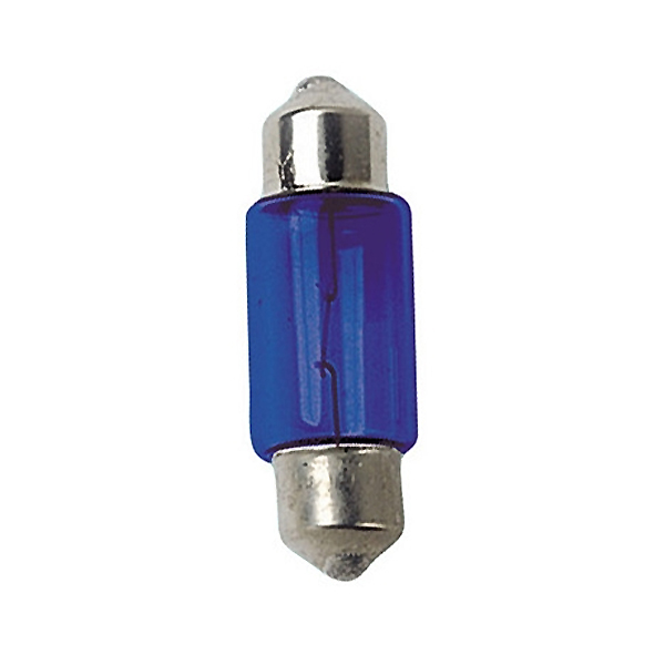 Εικόνα 1 από 4 — ΛΑΜΠΑΚΙΑ ΣΩΛΗΝΩΤΑ 12V/10W ΜΠΛΕ 11X31mm