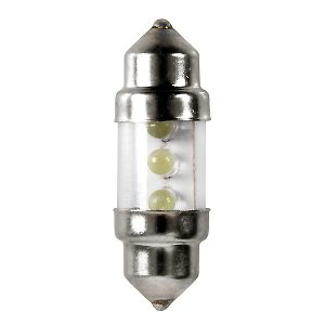 ΛΑΜΠΑΚΙΑ ΠΛΑΦΟΝΙΕΡΑΣ LED ΠΡΑΣΙΝΑ 31mm - 2ΤΕΜ.