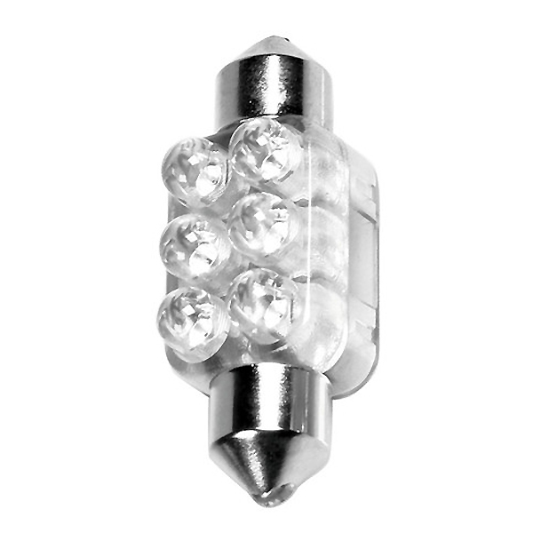 Εικόνα 1 από 4 — ΛΑΜΠΑΚΙ ΠΛΑΦΟΝΙΕΡΑΣ 6 LED 13x35mm