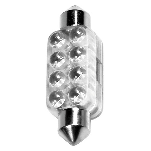 Εικόνα 1 από 4 — ΛΑΜΠΑΚΙ ΠΛΑΦΟΝΙΕΡΑΣ 8 LED 13x44mm ΚΟΚΚΙΝΟ